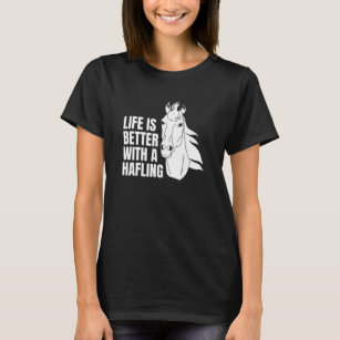 Camiseta A vida é melhor com um haflinger