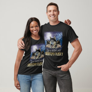 Camiseta A Vida É Melhor Com Um Husky Siberiano