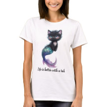 A vida é melhor com uma cauda. Gato com Cauda de S