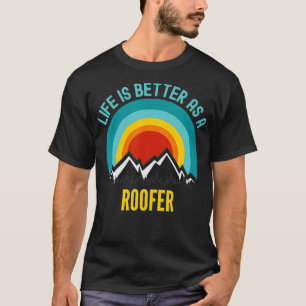 Camiseta A vida é melhor como um falsificador 