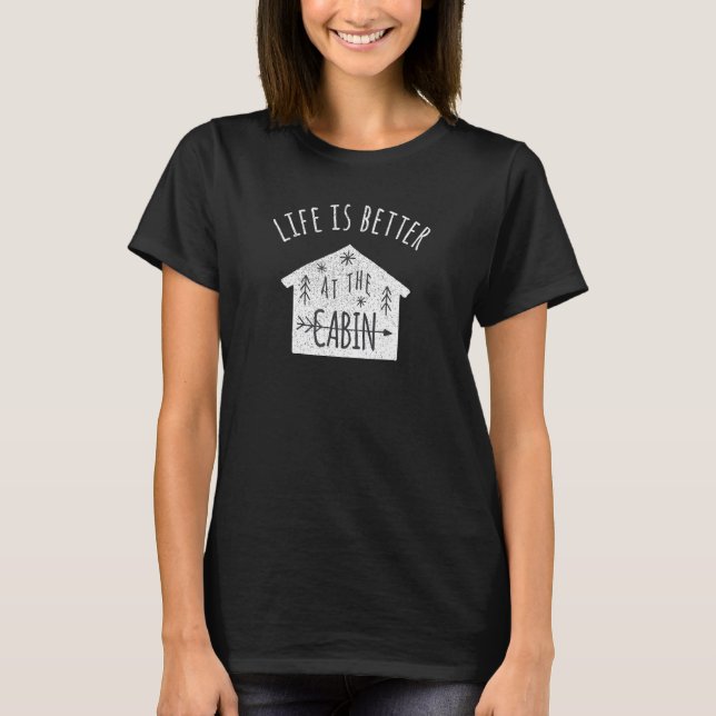Camiseta A vida é melhor na cabine (Frente)