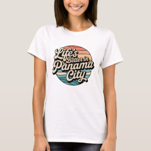 Camiseta A vida é melhor na Cidade do Panamá