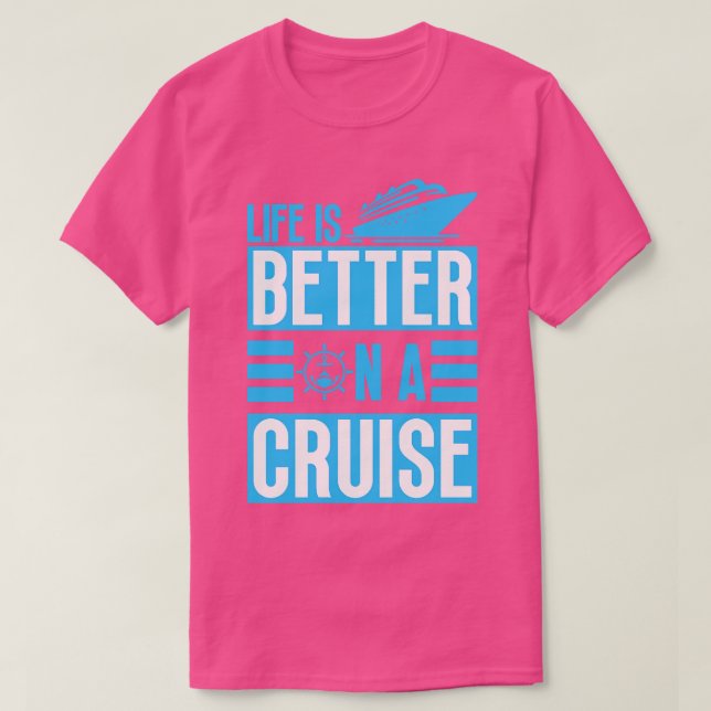 Camiseta A vida é melhor no cruzeiro 1 (Frente do Design)