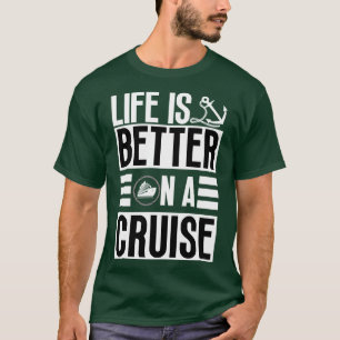Camiseta A vida é melhor no cruzeiro 5