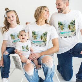 Camiseta A vida é melhor no feriado da praia Família