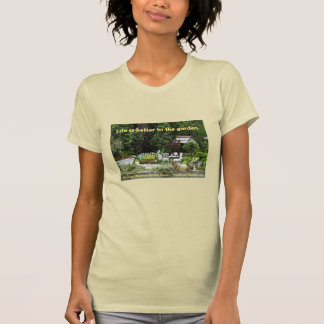 Camiseta A vida é melhor no jardim