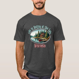 Camiseta A vida é melhor no lago