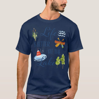 Camiseta A Vida É Melhor No Lago