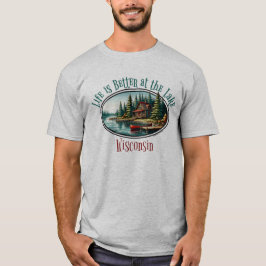 Camiseta A vida é melhor no lago