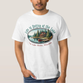 Camiseta A vida é melhor no lago