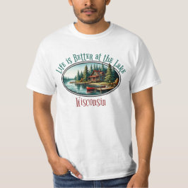 Camiseta A vida é melhor no lago