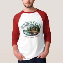 Camiseta A vida é melhor no lago