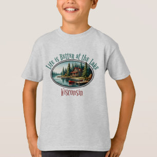 Camiseta A vida é melhor no lago