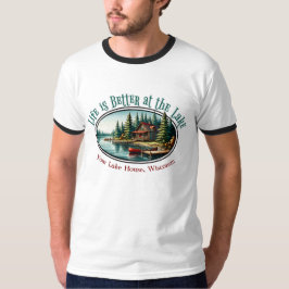 Camiseta A vida é melhor no lago