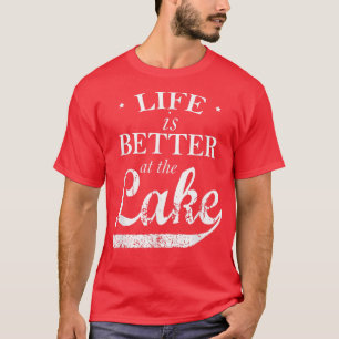 Camiseta A Vida É Melhor No Lago T 