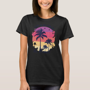 Camiseta A Vida É Melhor No Ponto De Férias Do Verão Da Pra