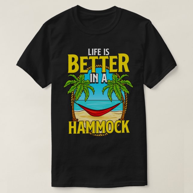 Camiseta A Vida É Melhor No Verão De Hammock Beach (Frente do Design)