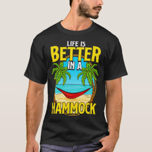Camiseta A Vida É Melhor No Verão De Hammock Beach
