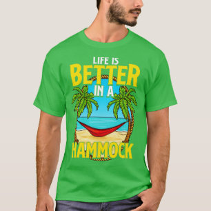 Camiseta A Vida É Melhor No Verão De Hammock Beach