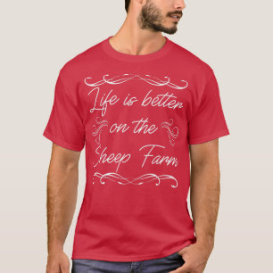 Camiseta A vida é melhor para os produtores biológicos faze