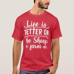 Camiseta A vida é melhor para os produtores biológicos faze