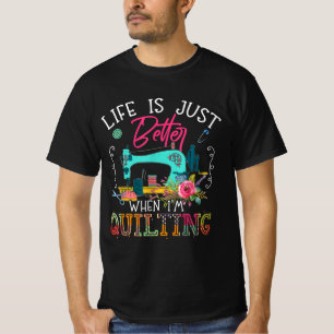 Camiseta A Vida É Melhor Quando Eu Caco