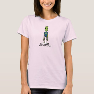 Camiseta A vida é melhor quando você é verde