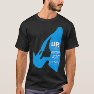 Camiseta A VIDA É MELHOR QUANDO VOCÊ JET SKI para homens