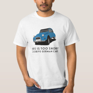 Camiseta A vida é muito curta - 2CV