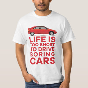 Camiseta A vida é muito curta - chata - Citroën BX T-Shir