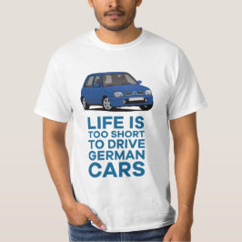 Camiseta A vida é muito curta k11c