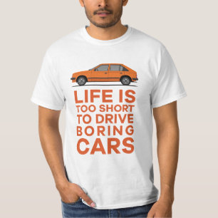 Camiseta A vida é muito curta - Opel Kadett D - 15 cores