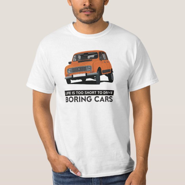 Camiseta A vida é muito curta para conduzir - 4L - (Frente)