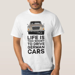 Camiseta A vida é muito curta para conduzir alemão - MG Mag