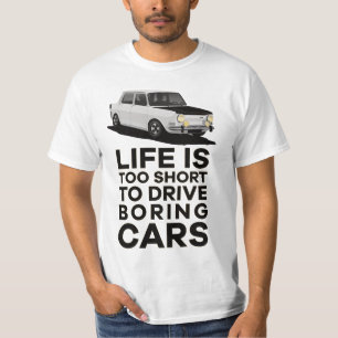 Camiseta A vida é muito curta - Simca 1000 Rallye