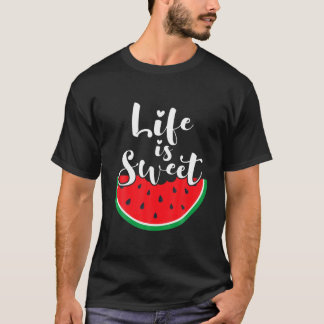 Camiseta A Vida é o dia da melancia doce
