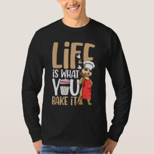 Camiseta A Vida É O Que Você A Assar Para Um Cook