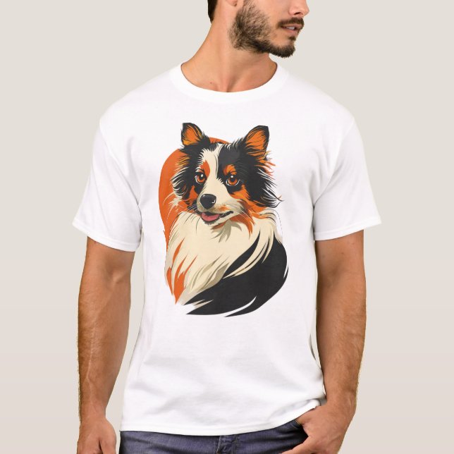 Camiseta "A Vida É Ruff Sem Meu Cachorro" (Frente)
