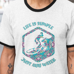 Camiseta A Vida É Simples, Apenas Adicionar Água
