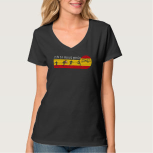 Camiseta A Vida É Sobre Objetivos Espanha Futebol Espanhol
