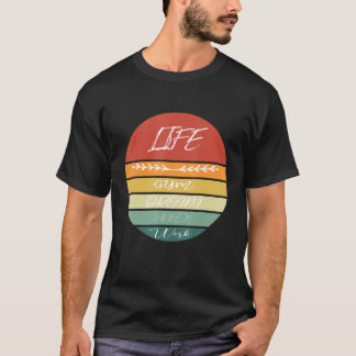 Camiseta A vida é sonho e trabalho de ginástica