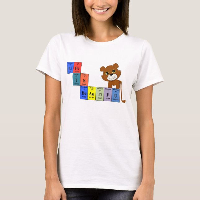 Camiseta A vida é t-shirt bonitos (Frente)
