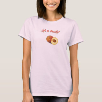 Camiseta A vida é t-shirt Peachy