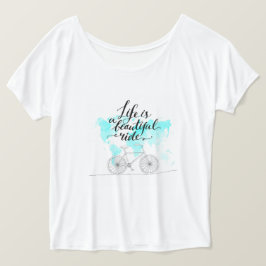 Camiseta A Vida É Um Belo Azul