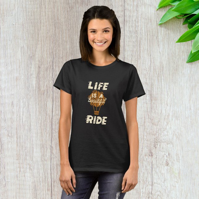 Camiseta A Vida É Um Belo Passeio (Criador carregado)