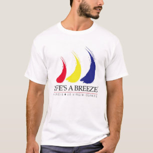 Camiseta A vida é um Breeze®_Paint-The-Wind_St. T-shirt d
