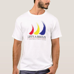 Camiseta A vida é um Breeze®_Paint-The-Wind_St. T-shirt d