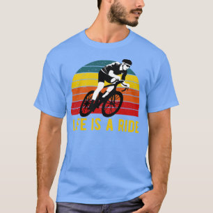 Camiseta A Vida É Um Ciclo De Ciclo De Corrida