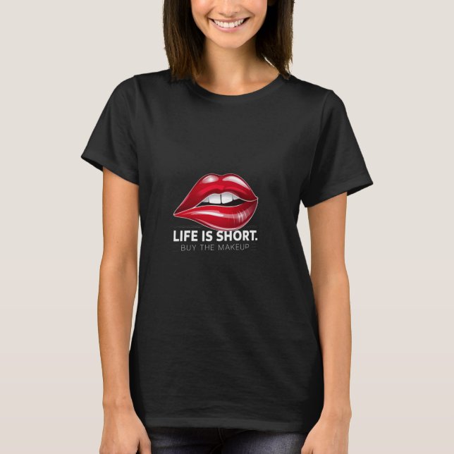 Camiseta A Vida É Um Curto Comprar, A Composição - Fogão De (Frente)
