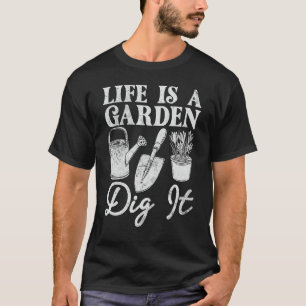 Camiseta A Vida É um Jardim Cave-o Jardim